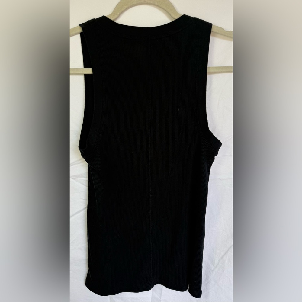 Aerie Black Ribbed‎ Tank Top Scoop Neck
Basic Casual Size M - Picture 2 of 4